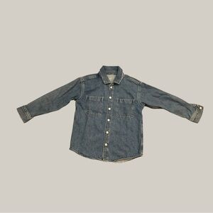 GAP Kids Oversized Denim Shirt Jacket